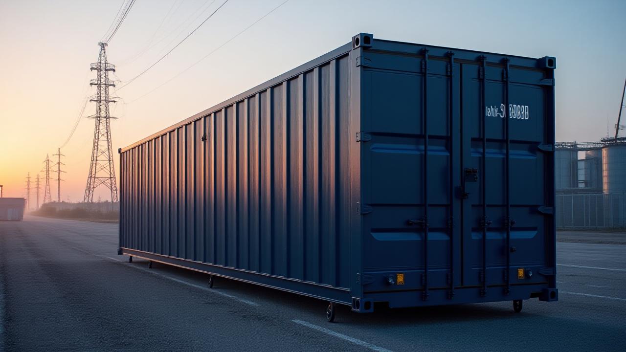 Large scale battery energy storage system ready for transport