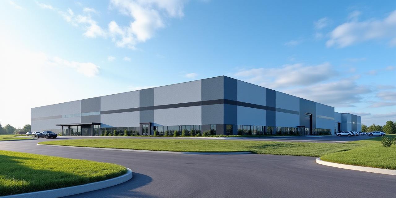 Modern industrial manufacturing facility in Minnesota
